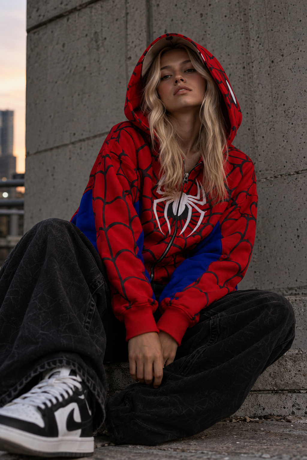 HOODIE ZIP Spider-Man Spider-Man Andrew Garfield