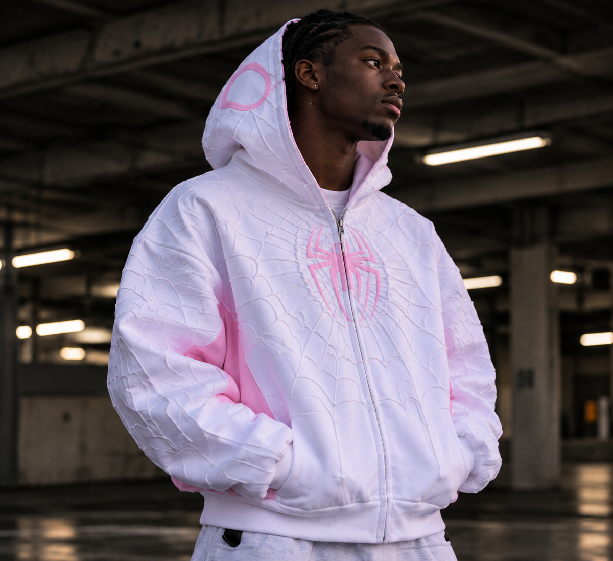 HOODIE ZIP Spider-Man Multivers Gwen Stacy