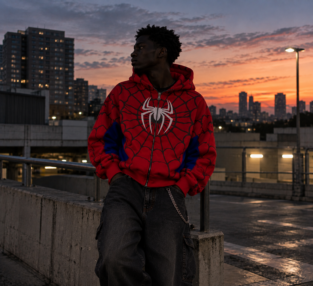 HOODIE ZIP Spider-Man Spider-Man Andrew Garfield