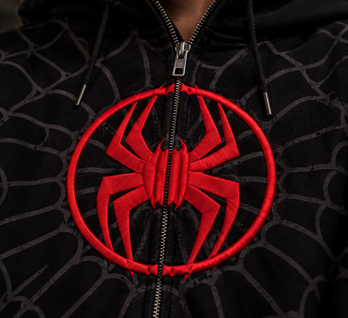 HOODIE ZIP Spider-Man Miles Morales