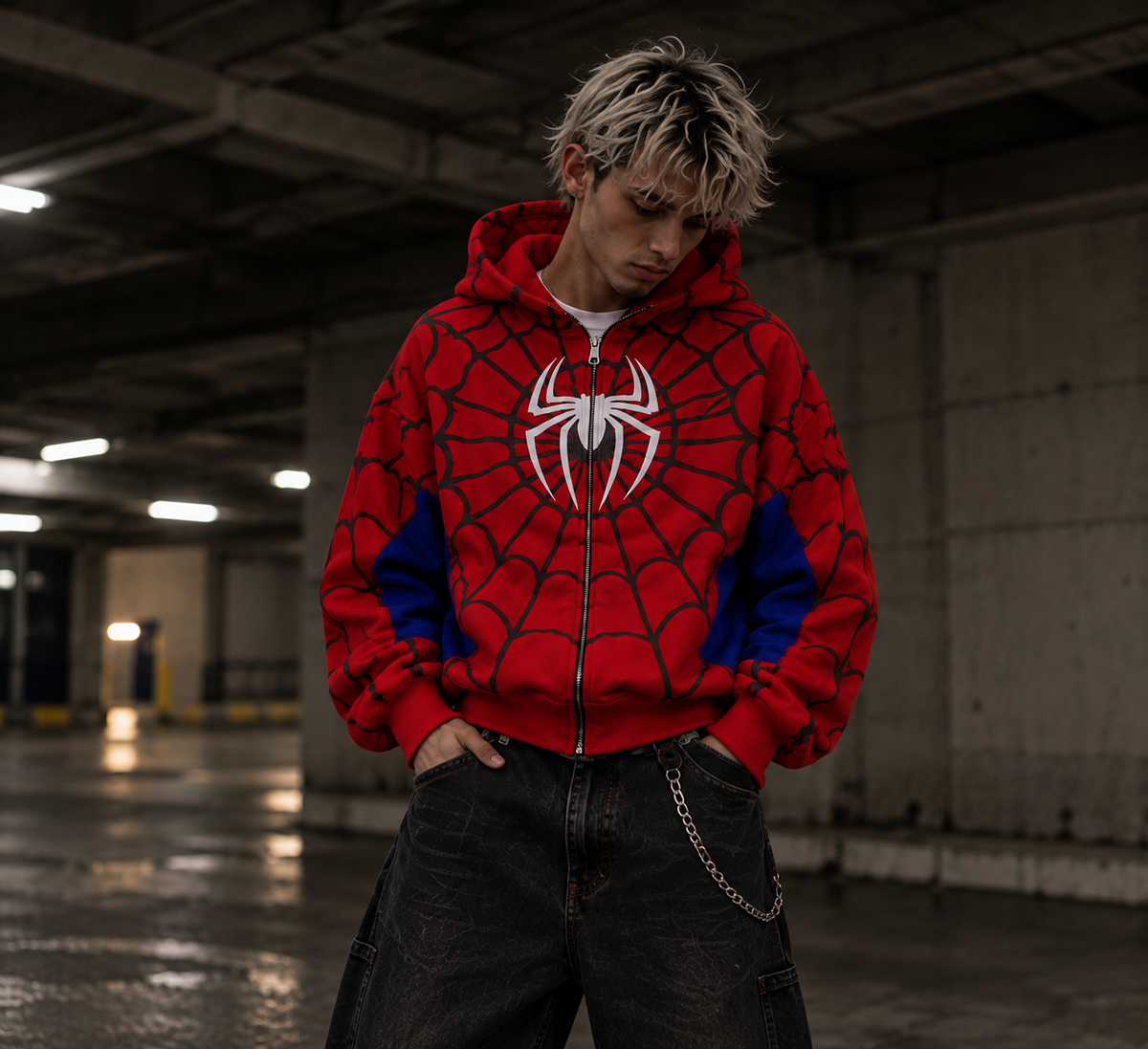 HOODIE ZIP Spider-Man Spider-Man Andrew Garfield