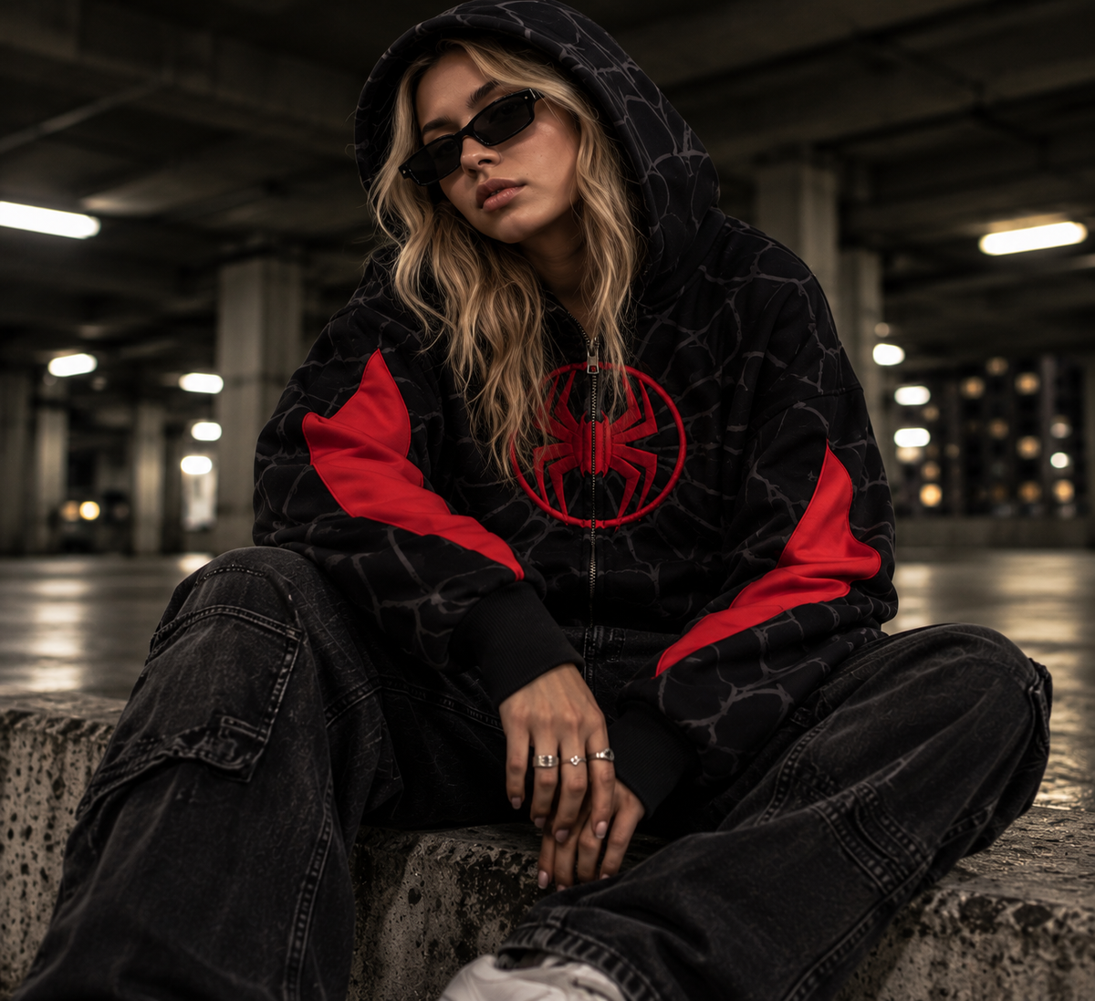 Miles Morales Spider-Man Zip-Up Hoodie