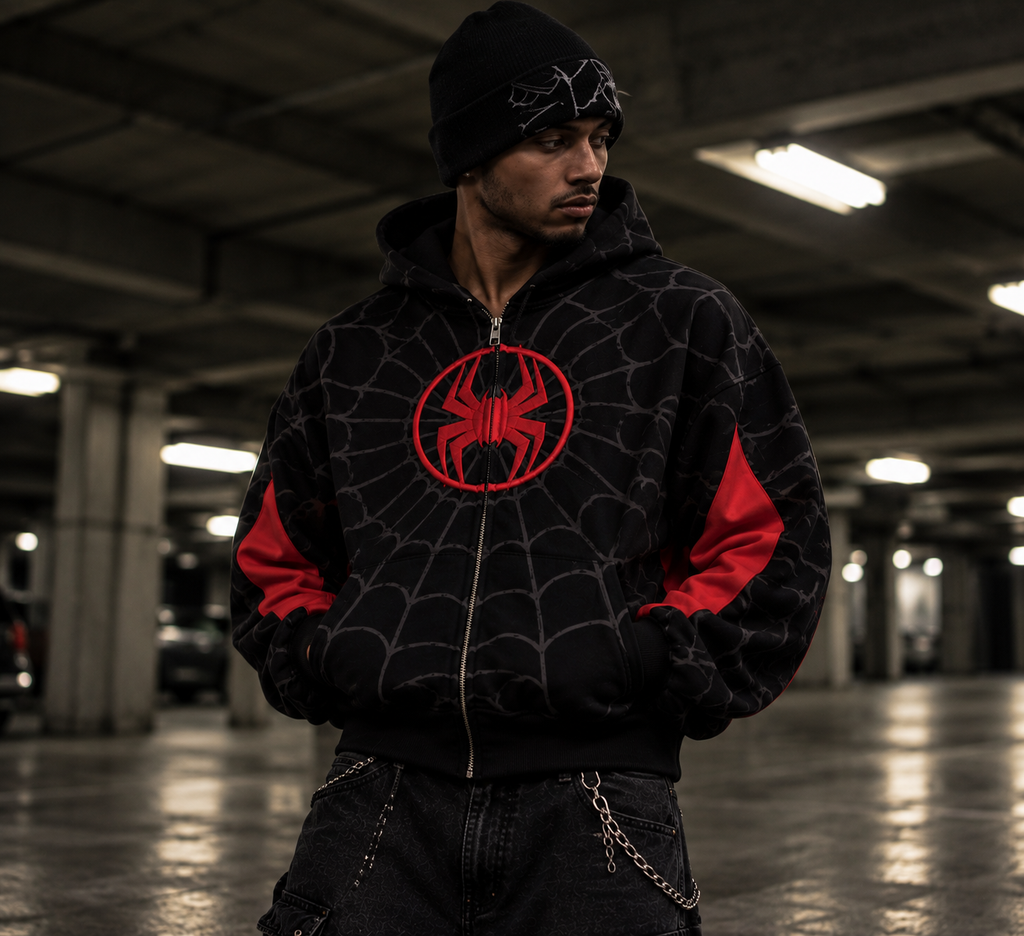 Miles Morales Spider-Man Zip-Up Hoodie