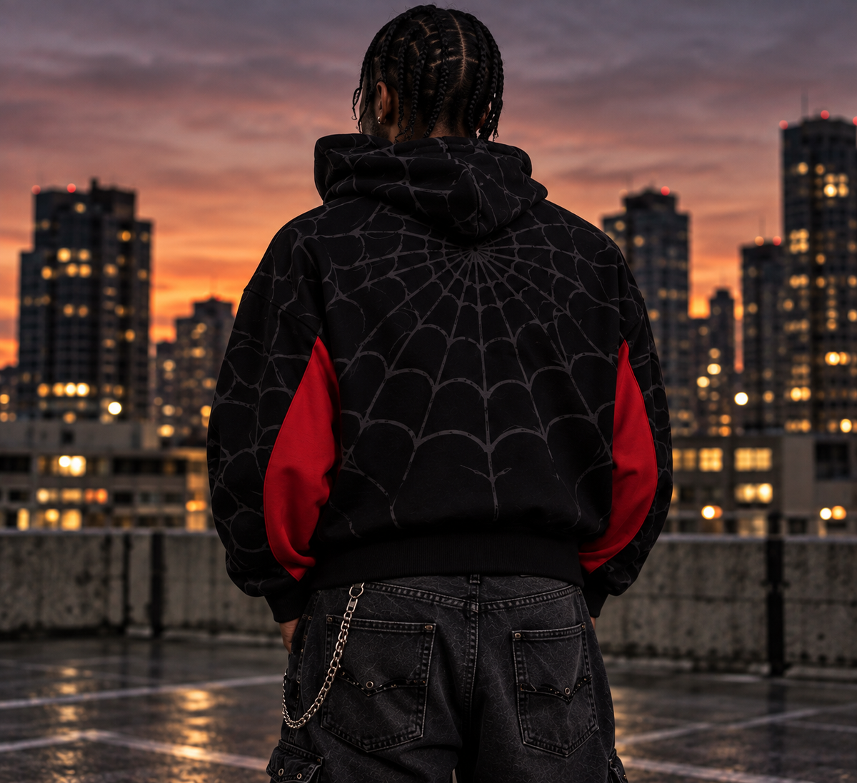 HOODIE ZIP Spider-Man Miles Morales